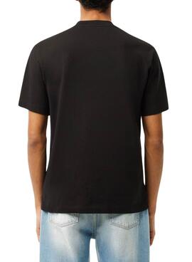 T-shirt Lacoste Band noir et beige pour homme