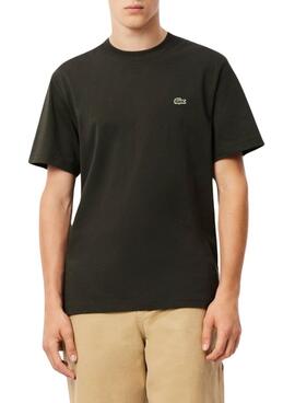 T-shirt basique Lacoste vert pour homme