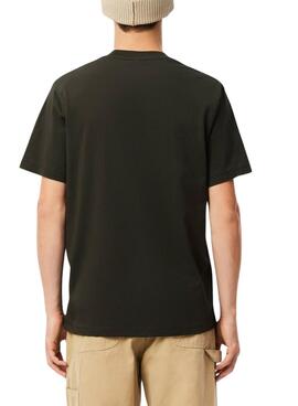 T-shirt basique Lacoste vert pour homme