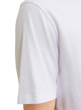 T-shirt Jack and Jones Logo blanc pour homme