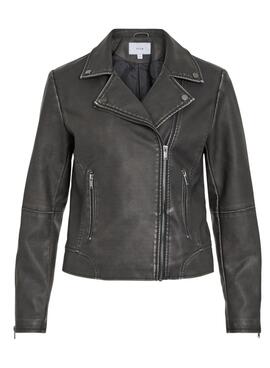 Veste de motard Vila Vicara noire pour femme