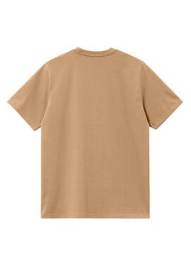 T-shirt Carhartt Script chameau pour homme