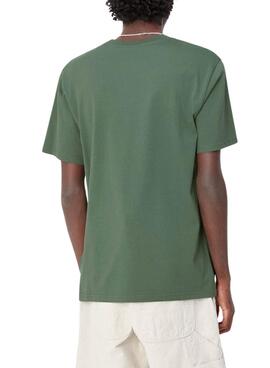 T-shirt Carhartt Pocket vert pour homme