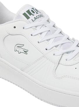 Chaussures Lacoste L001 blanches pour homme