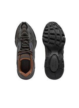 Baskets Lacoste L003 vertes et noires pour hommes