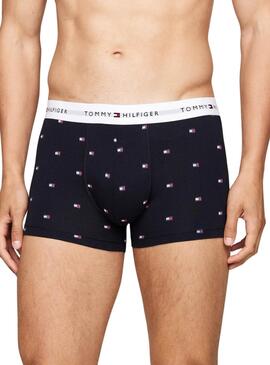 Pack boxers Tommy Hilfiger Print multicolore pour homme