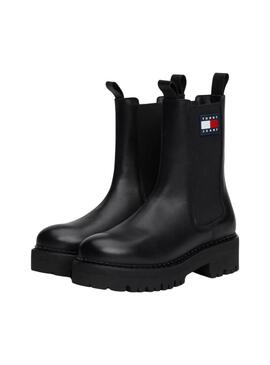 Bottes Tommy Jeans Urban Chelsea noires pour femme