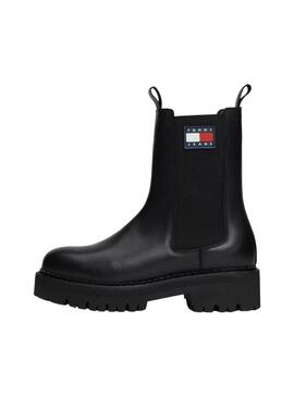 Bottes Tommy Jeans Urban Chelsea noires pour femme