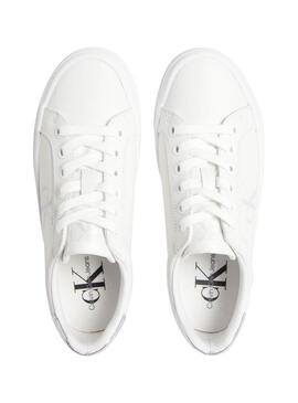 Chaussures Calvin Klein Jeans Bold blanches pour femme