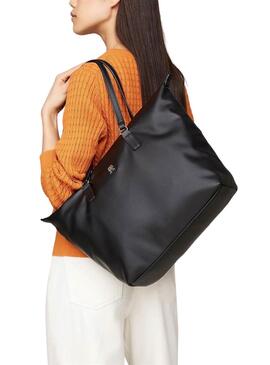 Sac à main Tommy Hilfiger Poppy noir pour femme