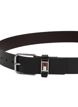 Ceinture en cuir marron pour homme Tommy Hilfiger Scanton