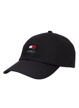 Casquette Tommy Jeans Heritage Structured noire pour homme