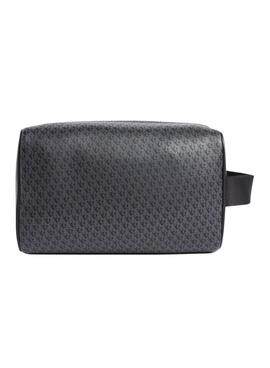 Sac à main Calvin Klein Jeans Monogram noir 