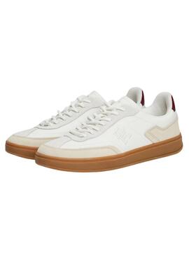 Chaussures Tommy Hilfiger Heritage Court blanches pour femmes