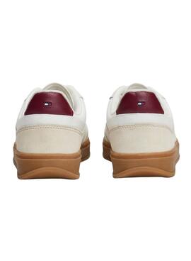 Chaussures Tommy Hilfiger Heritage Court blanches pour femmes