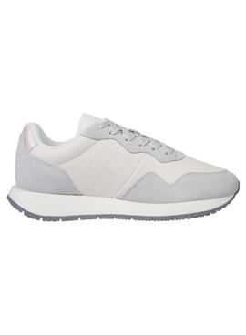 Chaussures Tommy Jeans Eva Runner grises pour femme