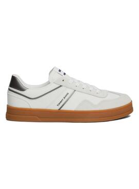 Chaussures Tommy Jeans Greenwich blanches et grises pour femme