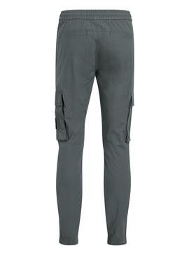 Pantalon cargo Calvin Klein Jeans lavé gris pour homme