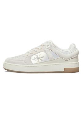 Chaussures Calvin Klein Jeans Basket Cupsole beige pour femme