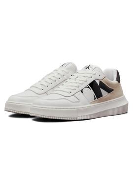 Chaussures Calvin Klein Jeans Cupsole blanches pour homme