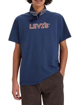 T-shirt Levi's Padded bleue pour homme.