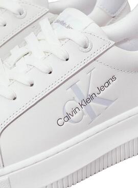 Chaussures Calvin Klein Jeans Chunky cupsole blanc pour femme