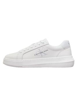 Chaussures Calvin Klein Jeans Chunky cupsole blanc pour femme