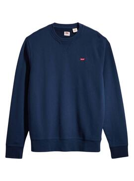 Sweatshirt Levi's basic bleue pour homme