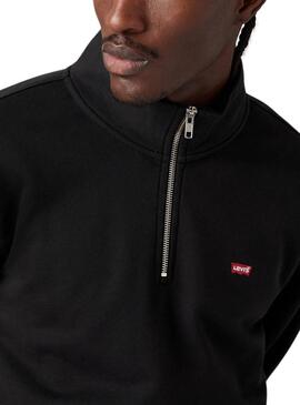 Sweatshirt Levis Original HM noir pour homme