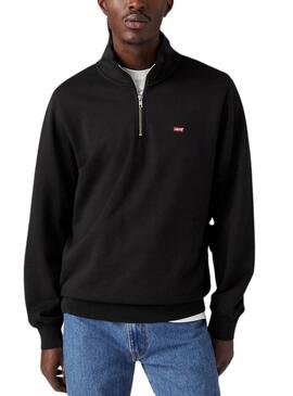 Sweatshirt Levis Original HM noir pour homme