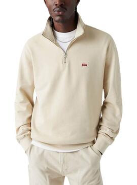 Sweatshirt Levi's Original HM beige pour homme