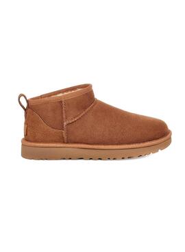 Bottes UGG W Classic Ultra Mini Chestnut pour femme