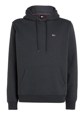 Sweat à capuche Tommy Jeans noir pour hommes