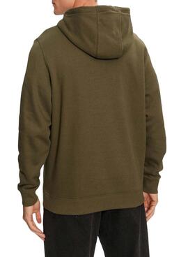 Sweat Tommy Jeans Hoodie vert pour homme