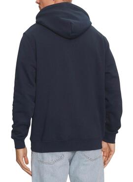 Sweat à capuche Tommy Jeans Linear Gold marine pour homme