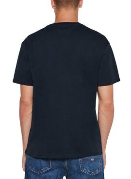 T-shirt Tommy Jeans Entry bleue marine pour homme