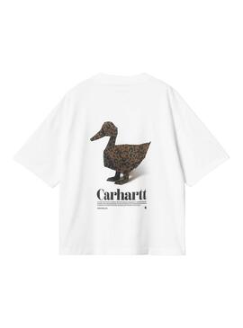 T-shirt Carhartt Fold Leo blanc pour femme