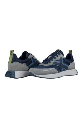 Sneakers Munich Xemine 65 bleu pour homme