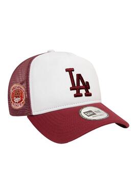 Casquette New Era World Series Trucker rouge pour hommes et femmes