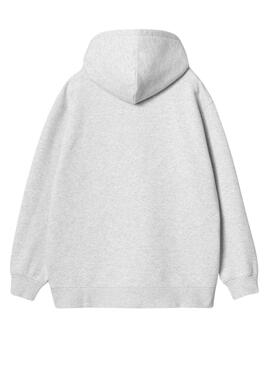 Sweatshirt Carhartt Hooded gris pour femme 