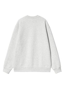 Sweatshirt Carhartt basique rose et gris pour femme