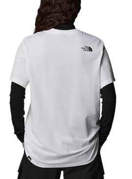 T-shirt The North Face Fine blanc pour femme