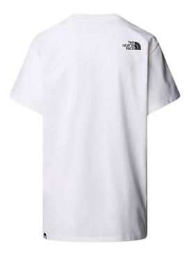 T-shirt The North Face Fine blanc pour femme