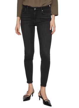 Jean Vila Visarah denim noir pour femme