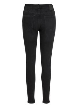 Jean Vila Visarah denim noir pour femme