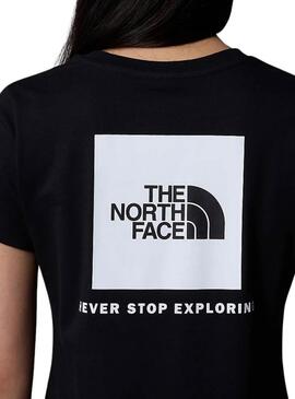 T-shirt The North Face Box noir pour femme