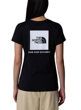 T-shirt The North Face Box noir pour femme