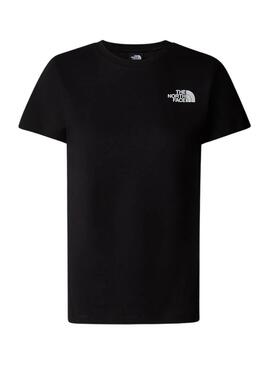 T-shirt The North Face Box noir pour femme