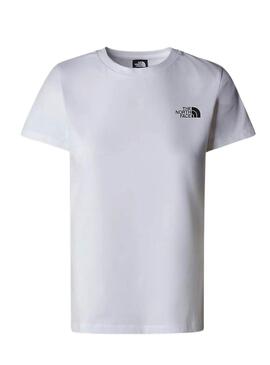 T-shirt The North Face Box blanc pour femme