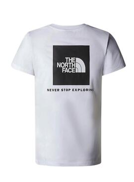 T-shirt The North Face Box blanc pour femme